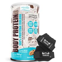 Body Protein Isolado Cookies Cream 450 Luva - Equaliv