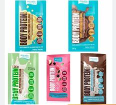 Body Protein Kit 05 Saches (Baunilha,Cacau,Coco,Cookies & Cream ,Fresh (Frutas Brasilerias)-Equaliv Body Protein Kit 05 Saches (Baunilha,Cacau,Coco,Cookies & Cream ,Fresh (Frutas Brasilerias)-Equaliv
