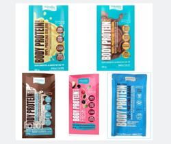 Body Protein Kit 05 unids de Saches04Baunilha,Cacau,Cookies,Frutas Brasilerias e Neutro Equaliv Body Protein Kit 05 unids de Saches04Baunilha,Cacau,Cookies,Frutas Brasilerias e Neutro Equaliv