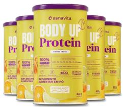 Body Protein UP Sabor Citrus Fresch de 450g-Kit 02 Unidades -Sanavita