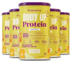 Body Protein UP Sabor Citrus Fresch de 450g-Sanavita-Kit com 02 Unidades