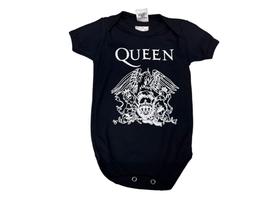 Body Queen Freddie Mercury Bodie Macacão Bebê Mesversário Banda de Rock Md011