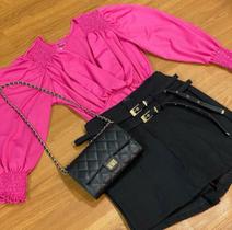 Body R 69.90 na cor rosa e short saia bengaline tamanho 38 na cor preta R79.90 Body R 69.90 na cor rosa e short saia bengaline tamanho 38 na cor preta R79.90