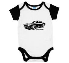 Body Raglan Para Bebê Carro Mustang Clássico Lenda