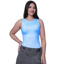 Body Regata Costa Nua Gola Redonda Feminino Body Regata Costa Nua Gola Redonda Feminino