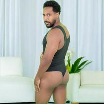 Body Regata Masculino Fio Dental Para O Carnaval
