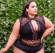 Body renda sem manga Body renda sem manga