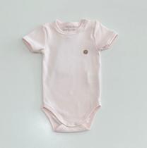 Body RN/GG Grow Up Rosa Bebê Algodão Egípcio Básico