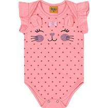 Body Rolú em Cotton Neon