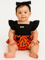 Body romper halloween abóbora bebê temático festas Body romper halloween abóbora bebê temático festas