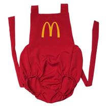 Body Romper Roupinha de bebe Mesversário MCdonalds Desenho Menina Banho de Sol