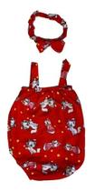 Body Romper Temático Gatinha Marie