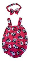 Body Romper Temático Panda Baby