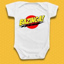 Body Roupa De Bebê Bazinga Séries Big Bang Theory Divertido