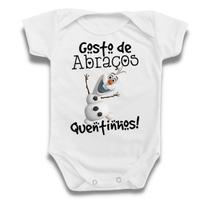 Body Roupa De Bebê Filmes Frozen Olaf Abraços Quentinhos