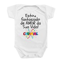 Body Roupa De Bebê Infantil Carnaval Fantasia Amor Da Vida