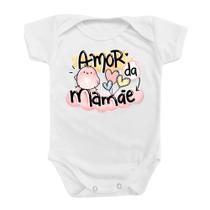 Body Roupa De Bebê Presente Menino Menina Amor Da Mamãe