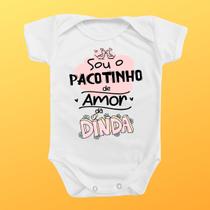 Body Roupa De Bebê Rosa Pacotinho De Amor Presente Dinda Body Roupa De Bebê Rosa Pacotinho De Amor Presente Dinda