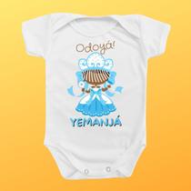 Body Roupa De Bebê Yemanjá Orixá Religioso Candomblé Umbanda