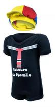 Body Roupa Kiko com Gorro ( 0 a 12 Meses )