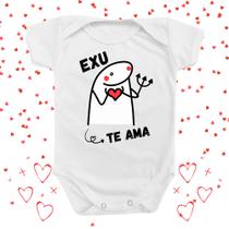 Body Roupa Para Bebê Exu Te Ama Umbanda Candomblé - Borizinho Baby