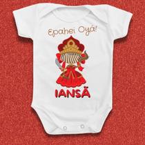 Body Roupa Para Bebê Orixás Iansã Candomblé Umbanda