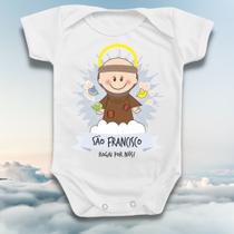 Body Roupa Para Bebê São Francisco Santinhos Católico Fé