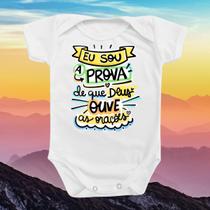 Body Roupinhas Bebês Sou A Prova Deus Orações Recém Nascidos