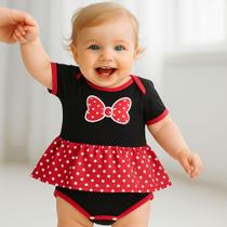 Body Saia Bebê Menina Estampado Fashion Temático Mesversário Tamanho 01 a 05 Meses - Body Saia Bebê Menina Estampado Fashion Temático Mesversário Tamanho 01 a 05 Meses -