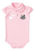 Body Santos Bebe Recem Nascido Branco Ou Rosa Oficial - Rosa - P (0-3 meses) Body Santos Bebe Recem Nascido Branco Ou Rosa Oficial - Rosa - P (0-3 meses)