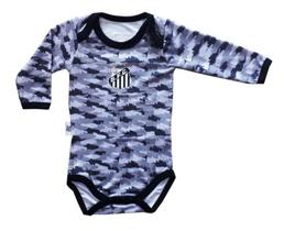 Body Santos Camuflado Manga Longa Oficial Body Santos Camuflado Manga Longa Oficial
