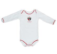 Body São Paulo Longo Branco Torcida Baby Oficial