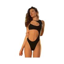 Body Sem Costas Slim Fit Em Uma Peça, Cor Sólida, Estilo Esportivo, Modelagem Da Cintura, Body Para