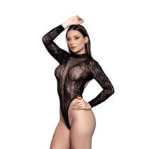 Body Sensual Manga Longa com Strass Y2133