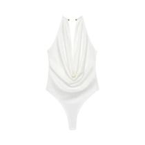 Body Sexy Sem Mangas E Costas Descobertas Para Mulheres, Conjunto De Verão, Lingerie, Macacão Para