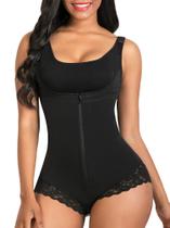Body Shaper SHAPERX Tummy Control Fajas Colombianas Black XS