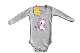 Body Sonho e Baby Cinza Menina Body Sonho e Baby Cinza Menina