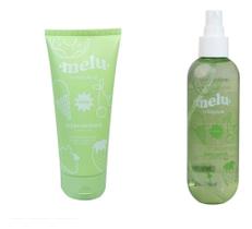 Body Splash + Creme Melu Kit Skincare Teen kids