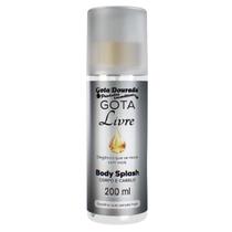 Body Splash Feminino Gota Dourada 200ml - Gota Livre - Cabelo e Corpo