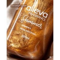 Body Splash Glow Shimmer Alleva Fragrâncias Únicas de Baunilha Aroma Doce Perfume Marcante com Brilho e Fixação 200 ml F Body Splash Glow Shimmer Alleva Fragrâncias Únicas de Baunilha Aroma Doce Perfume Marcante com Brilho e Fixação 200 ml F