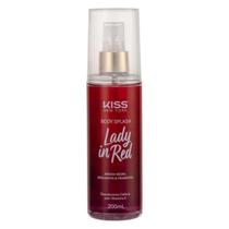 Body Splash Kiss New York Lady In Red 200Ml