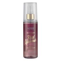 Body Splash Kiss New York Rose Glamour Perfume Corporal