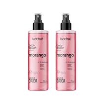 Body Splash Labotrat Dia A Dia 190Ml Morango - Kit Com 2Un