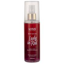 Body Splash Lady in Red Kiss New York Perfume Corporal - Kiss NY