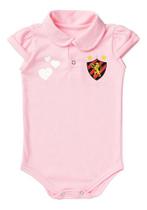 Body Sport Recife Bebe Recem Nascido Vermelho Rosa Oficial - Rosa - M (3-6 meses)