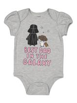 Body STAR WARS para Bebés Niñas Recién Nacidas 6-9 Meses Gris Body STAR WARS para Bebés Niñas Recién Nacidas 6-9 Meses Gris