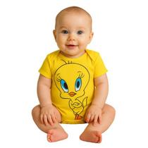 Body Temático Infantil Bebê Personagem PIU PIU