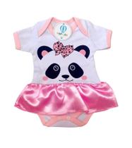 Body Temático Panda Menina Tam.P