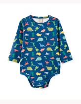 Body Térmico Bebê Menino Dino Azul Pingo Lelê