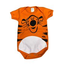 Body Tigrão Ursinho Pooh Bodie Macacão Mesversário Bebê Desenho Personagem Md155 Body Tigrão Ursinho Pooh Bodie Macacão Mesversário Bebê Desenho Personagem Md155